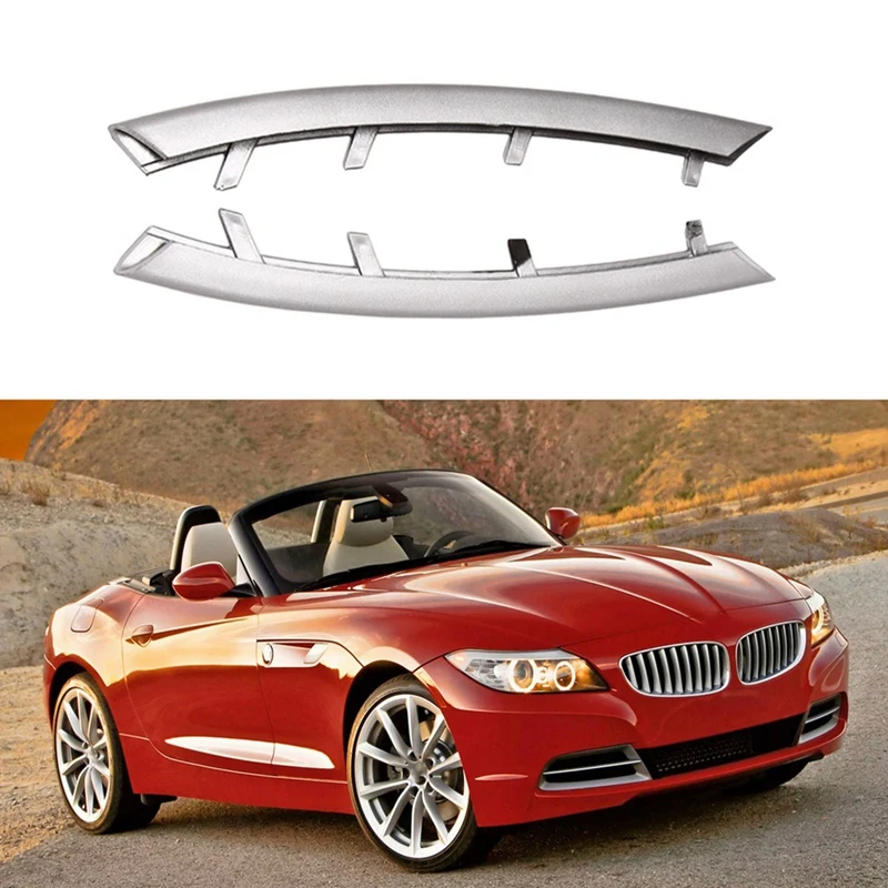 Отделка стержня переднего бампера нижнего гриля, 1 пара, 51117203795/51117203796, замена для BMW Z4 E89 2009-2016 
Отделка стержня переднего бампера нижнего гриля, 1 пара, 51117203795/51117203796, замена для BMW Z4 E89 2009-2016