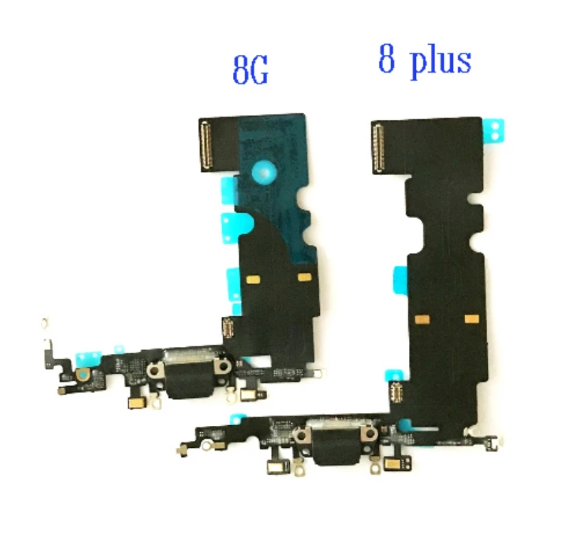 

50PCS High Quality Charger Charging Port USB Dock Connector Flex Cable For iPhone 8 8G 8 Plus 8P 5.5" Headphone Audio Jack
