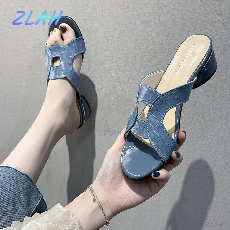 Summer Women's Slippers Fashion Women's Sandals Zlah Casual Women Slippers Roman Sandals Women's Shoes Mid-heel Women Slippers
Summer Women's Slippers Fashion Women's Sandals Zlah Casual Women Slippers Roman Sandals Women's Shoes Mid-heel Women Slippers