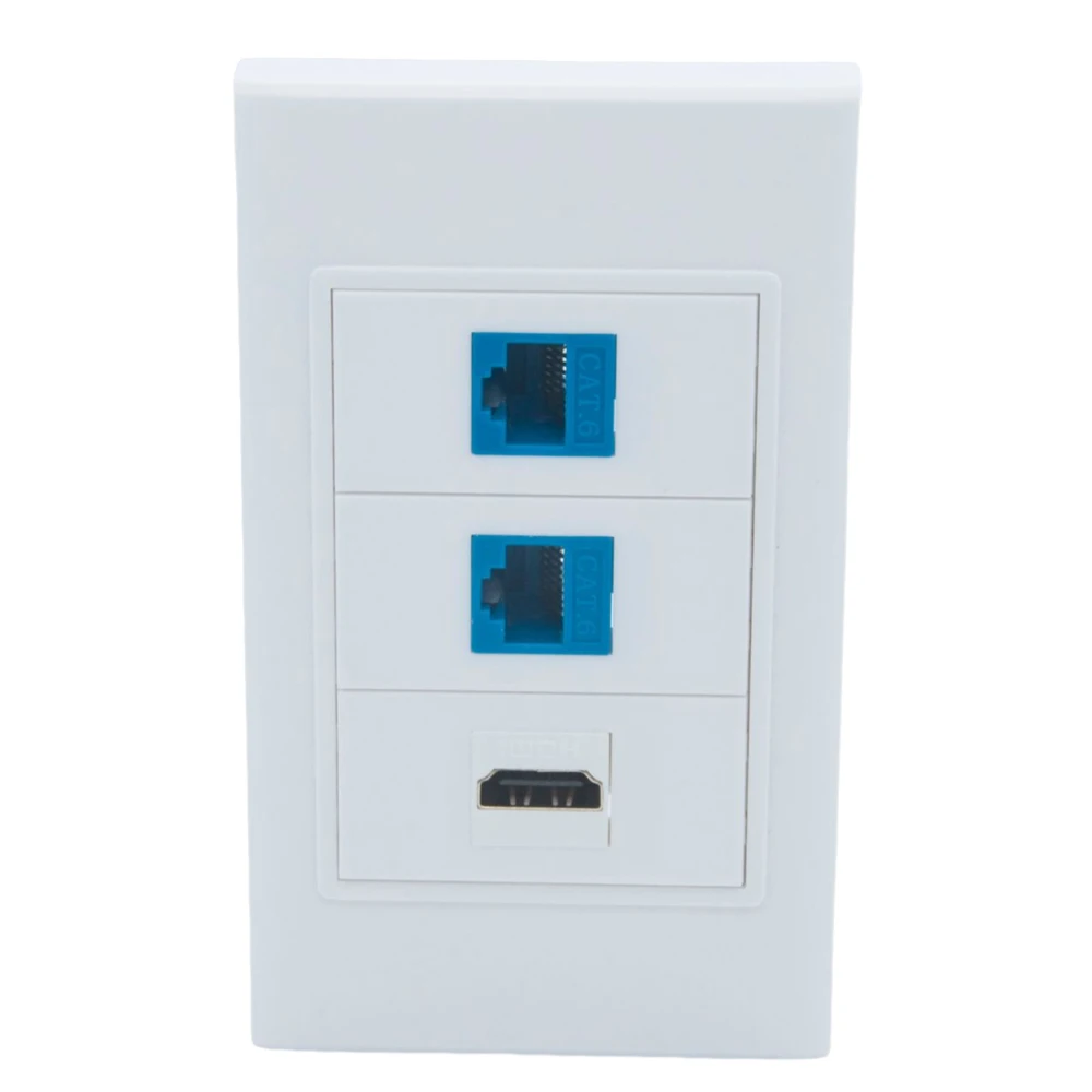 1 комплект, без винта, 2 порта s CAT6 RJ45 1 порт HDMI, розетка к розетке, настенная пластина
1 комплект, без винта, 2 порта s CAT6 RJ45 1 порт HDMI, розетка к розетке, настенная пластина