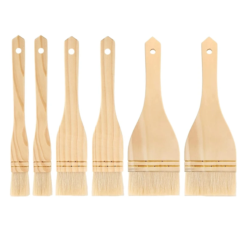 6 Pcs Flat Brushes Paint Brush Artist Painting Brushes Set Bristles Wash Brush For Watercolor, Wash, Ceramic And Pottery
6 Pcs Flat Brushes Paint Brush Artist Painting Brushes Set Bristles Wash Brush For Watercolor, Wash, Ceramic And Pottery