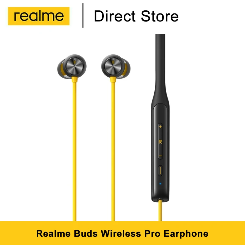 Беспроводные наушники Realme Buds Pro с Bluetooth 5,0, гарнитура с шейным ободом, активное шумоподавление, усиление басов, воспроизведение 22 часа
Беспроводные наушники Realme Buds Pro с Bluetooth 5,0, гарнитура с шейным ободом, активное шумоподавление, усиление басов, воспроизведение 22 часа