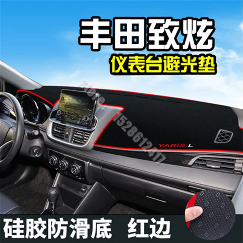 for Toyota YARiS L Car center console workbench light-proof pad dashboard cover dashboard mat Car styling
for Toyota YARiS L Car center console workbench light-proof pad dashboard cover dashboard mat Car styling