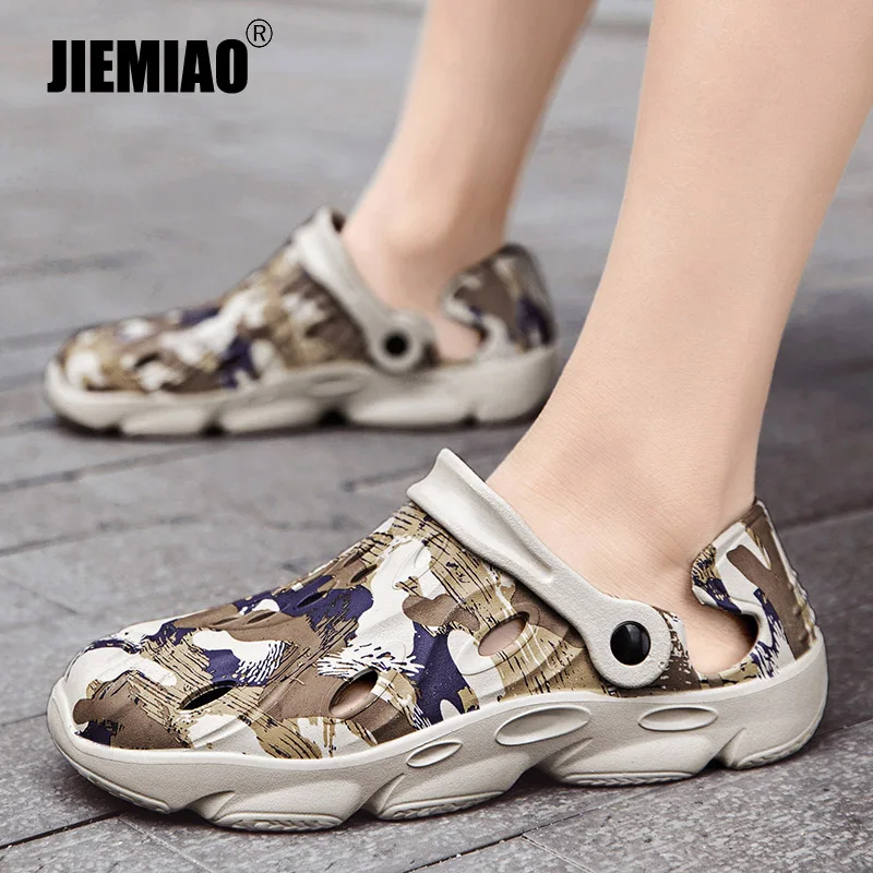 JIEMIAO Men's Sandals Summer Garden Clogs Camouflage Men's Sandals Outdoor Antiskid Beach Slippers Hiking Sandals Big Size 48
JIEMIAO Men's Sandals Summer Garden Clogs Camouflage Men's Sandals Outdoor Antiskid Beach Slippers Hiking Sandals Big Size 48
