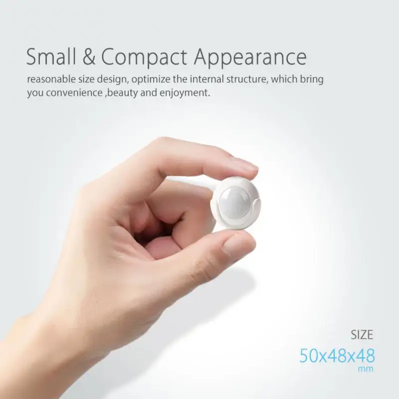 Voice Control Real Time Remind Wifi Smart Infrared Dectector Mini Pir Motion Sensor Security Guard Universal Remote Dectector
Voice Control Real Time Remind Wifi Smart Infrared Dectector Mini Pir Motion Sensor Security Guard Universal Remote Dectector