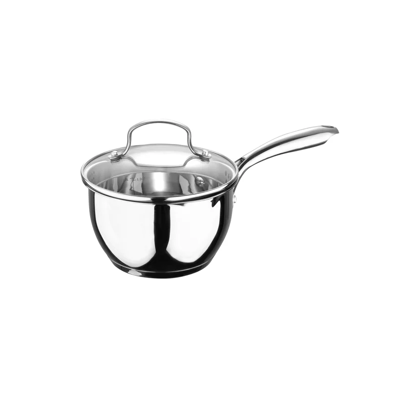 Fast Shipping Essentials by Bergner - 1.5 Qt Covered Stainless Steel Saucier Saucepan with Vented Glass Drainer Lid, 1.5 Quart,
Fast Shipping Essentials by Bergner - 1.5 Qt Covered Stainless Steel Saucier Saucepan with Vented Glass Drainer Lid, 1.5 Quart,