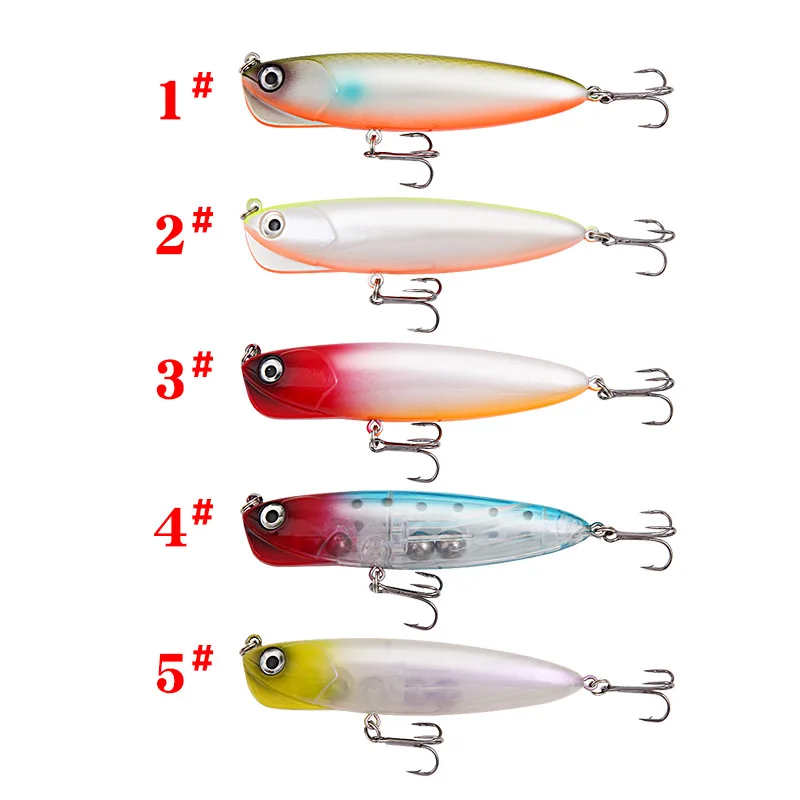 X0016 Luya Bait Five Color Simulation Plastic Hard Bait Sinking Pencil With Ringing Beads 11.5CM 18G Attacking Mouth Bass Fake
X0016 Luya Bait Five Color Simulation Plastic Hard Bait Sinking Pencil With Ringing Beads 11.5CM 18G Attacking Mouth Bass Fake