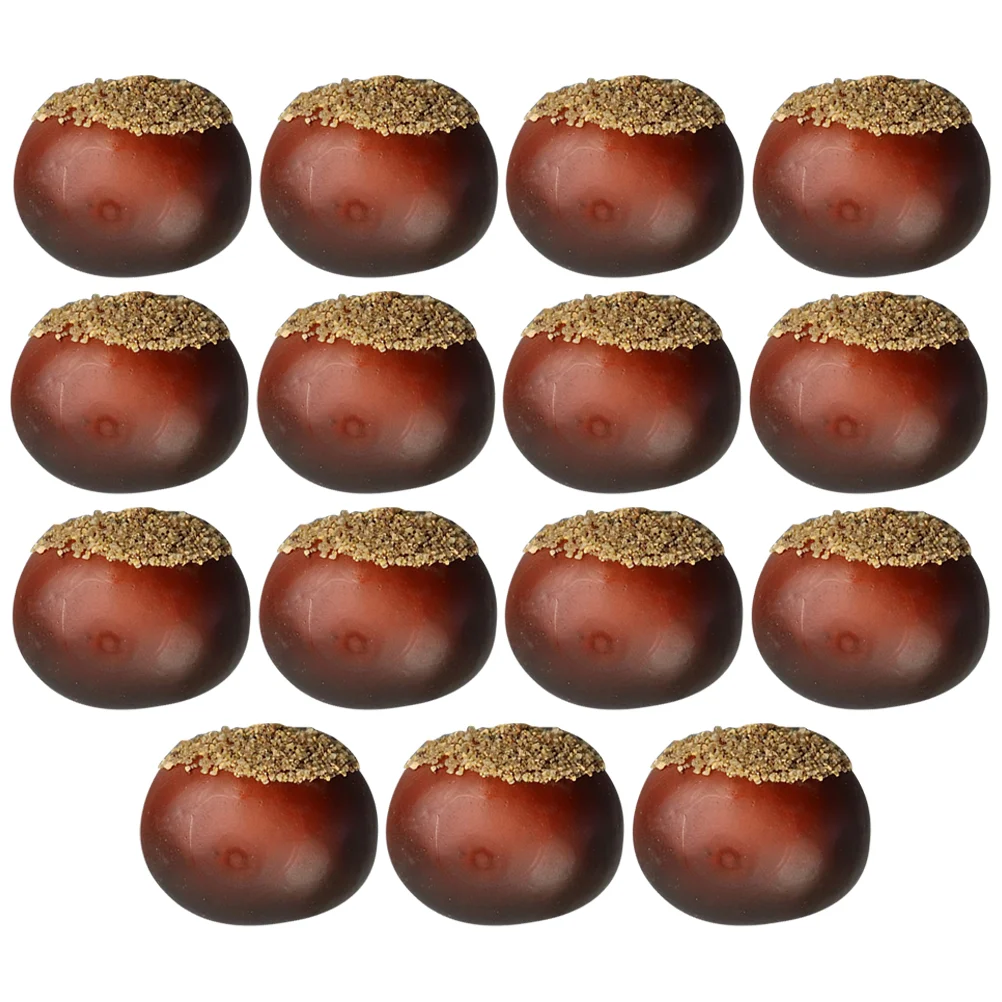 16 Pcs Decor Artificial Nuts Decorations Chestnuts Ornament Decorative Foam Fake Food Faux 
16 Pcs Decor Artificial Nuts Decorations Chestnuts Ornament Decorative Foam Fake Food Faux