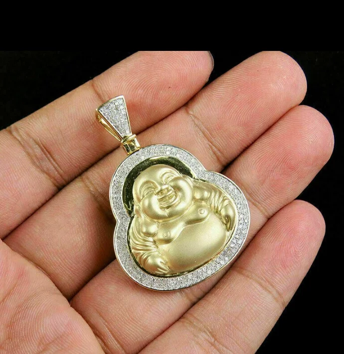 ANGLANG Luxury Buddha Pendant Necklace Bridal Wedding Shiny CZ Stone Romantic Gift Elegant Fashion Necklace Jewelry for Women
ANGLANG Luxury Buddha Pendant Necklace Bridal Wedding Shiny CZ Stone Romantic Gift Elegant Fashion Necklace Jewelry for Women