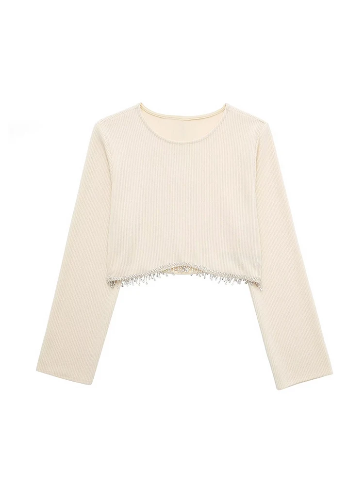 Женский укороченный вязаный свитер BM & MD & ZA, винтажный пуловер с мягкой текстурой, модель 7901837, 2022
Женский укороченный вязаный свитер BM & MD & ZA, винтажный пуловер с мягкой текстурой, модель 7901837, 2022