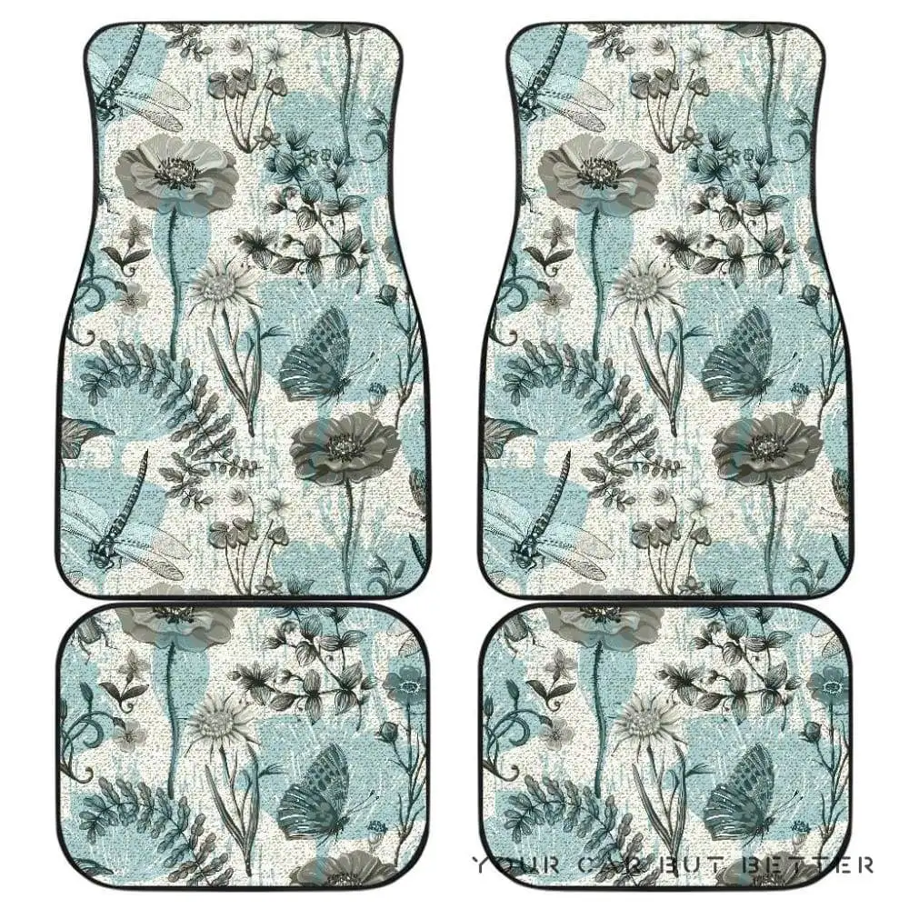 Dragonfly Butterfly Plants Insect Flower Vintage Style Pattern Front and Back Car Mats Car Accessories
Dragonfly Butterfly Plants Insect Flower Vintage Style Pattern Front and Back Car Mats Car Accessories