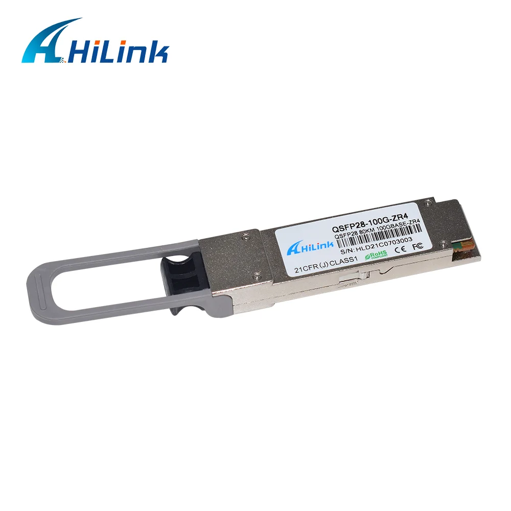 100GBASE-ZR4 100G QSFP28 80KM 1310nm LC Connection Optical Fiber Transceiver
100GBASE-ZR4 100G QSFP28 80KM 1310nm LC Connection Optical Fiber Transceiver