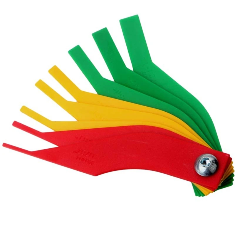 Compact Brake Lining Thickness Gauge 8 Pieces/set Quality Plastic Made Brake Pad Measure Tool Measure Disc & Drum Brake
Compact Brake Lining Thickness Gauge 8 Pieces/set Quality Plastic Made Brake Pad Measure Tool Measure Disc & Drum Brake