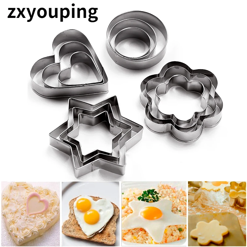 DIY Kitchen Useful 12Pcs/Set Stainless Steel Cookie Biscuit Fondant Cake Paste Moulds Cutter Decor Tool
DIY Kitchen Useful 12Pcs/Set Stainless Steel Cookie Biscuit Fondant Cake Paste Moulds Cutter Decor Tool