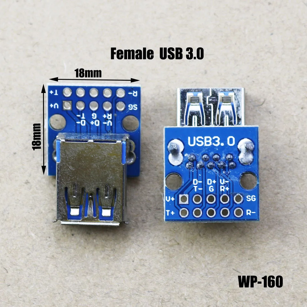 1PCS USB Male Connector / MINI MICRO USB to DIP Adapter female connector 2.54 Connector B Type-C USB2.0 3.0 Female PCB Converter
1PCS USB Male Connector / MINI MICRO USB to DIP Adapter female connector 2.54 Connector B Type-C USB2.0 3.0 Female PCB Converter