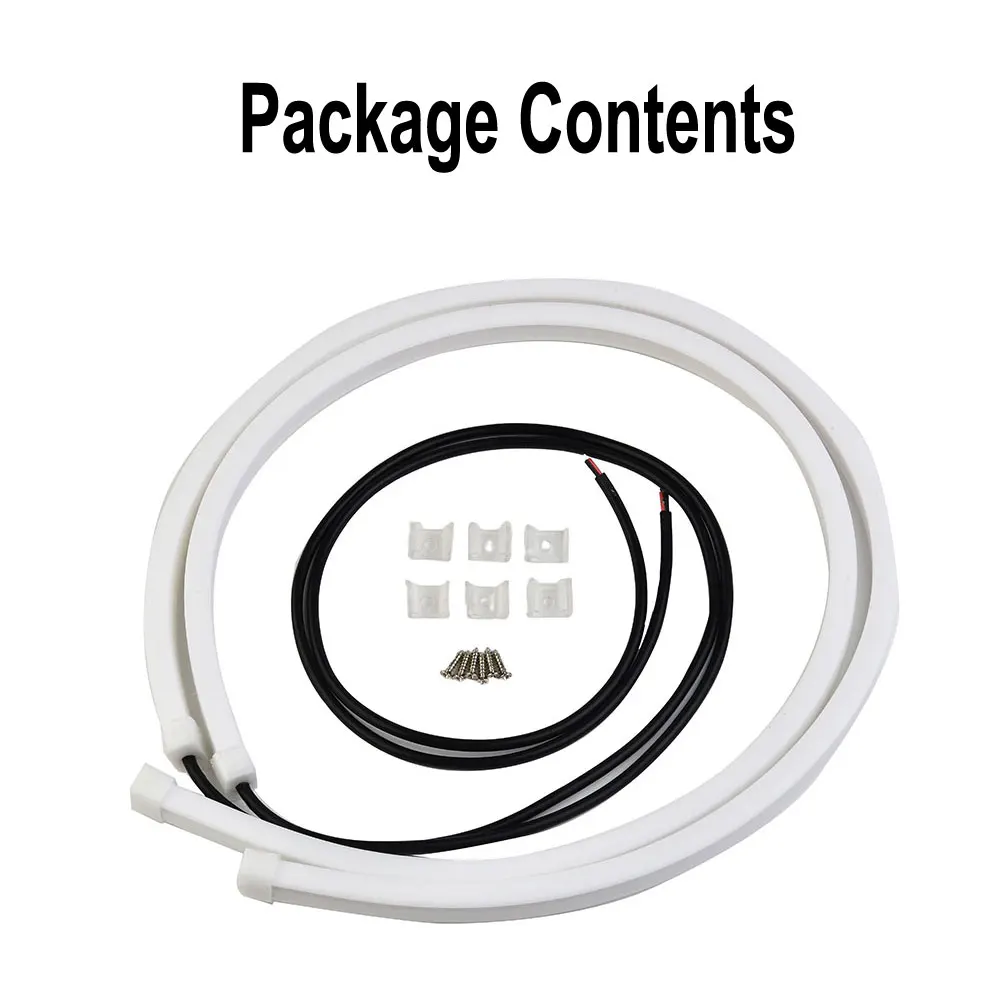 2pcs 60cm Car Headlight Hose White Bar LED Light DRL Daytime Running Lights 6000K White Waterproof Design
2pcs 60cm Car Headlight Hose White Bar LED Light DRL Daytime Running Lights 6000K White Waterproof Design