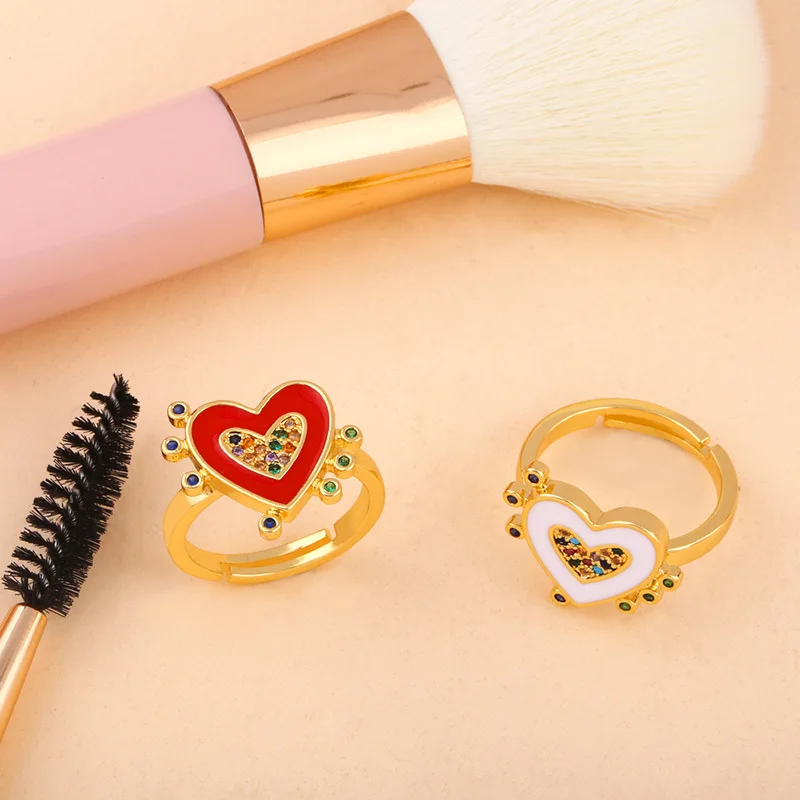 Vlen Dropshipping Romantic Love Heart Rings Copper Cubic Zirconia Wedding Engagement Rings for Women Girls Gifts Anillos Mujer
Vlen Dropshipping Romantic Love Heart Rings Copper Cubic Zirconia Wedding Engagement Rings for Women Girls Gifts Anillos Mujer