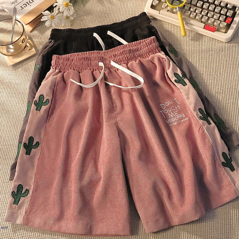 2021Tide Brand Cactus Hit Color Corduroy Shorts Japanese Retro Couple Five-point Pants Summer Men And Women Vintage Sports Pants
2021Tide Brand Cactus Hit Color Corduroy Shorts Japanese Retro Couple Five-point Pants Summer Men And Women Vintage Sports Pants