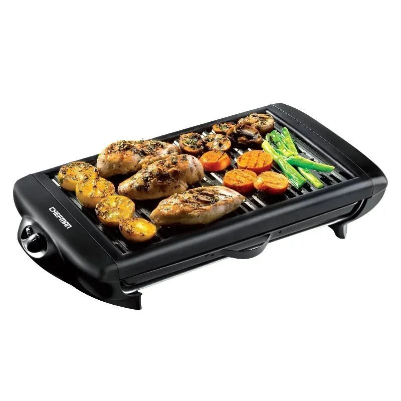 Chefman Electric Smokeless Indoor Grill w/ Adjustable Temperature, Non-Stick, Black
Chefman Electric Smokeless Indoor Grill w/ Adjustable Temperature, Non-Stick, Black