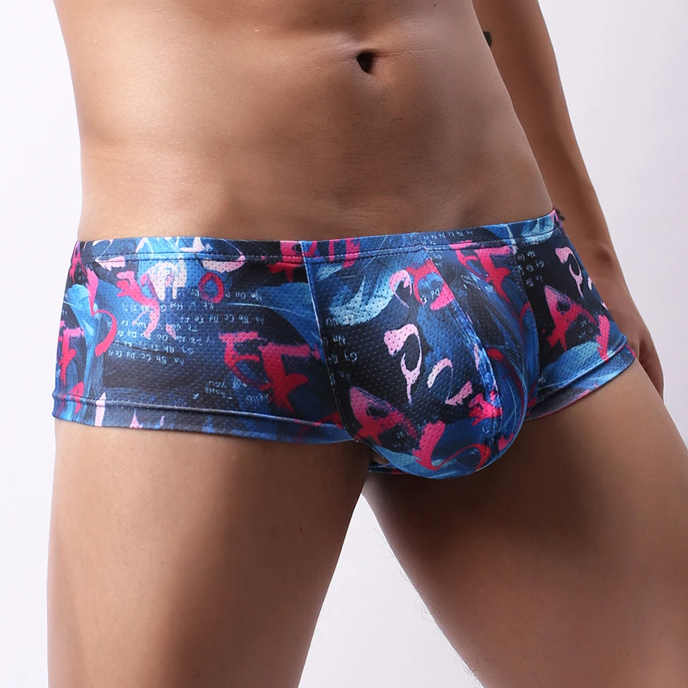 Men Underwear Sexy Low Waist U Convex Bulge Pouch Briefs Printed Mesh Male Panties Cueca Tanga Comfortable Soft Underpants
Men Underwear Sexy Low Waist U Convex Bulge Pouch Briefs Printed Mesh Male Panties Cueca Tanga Comfortable Soft Underpants