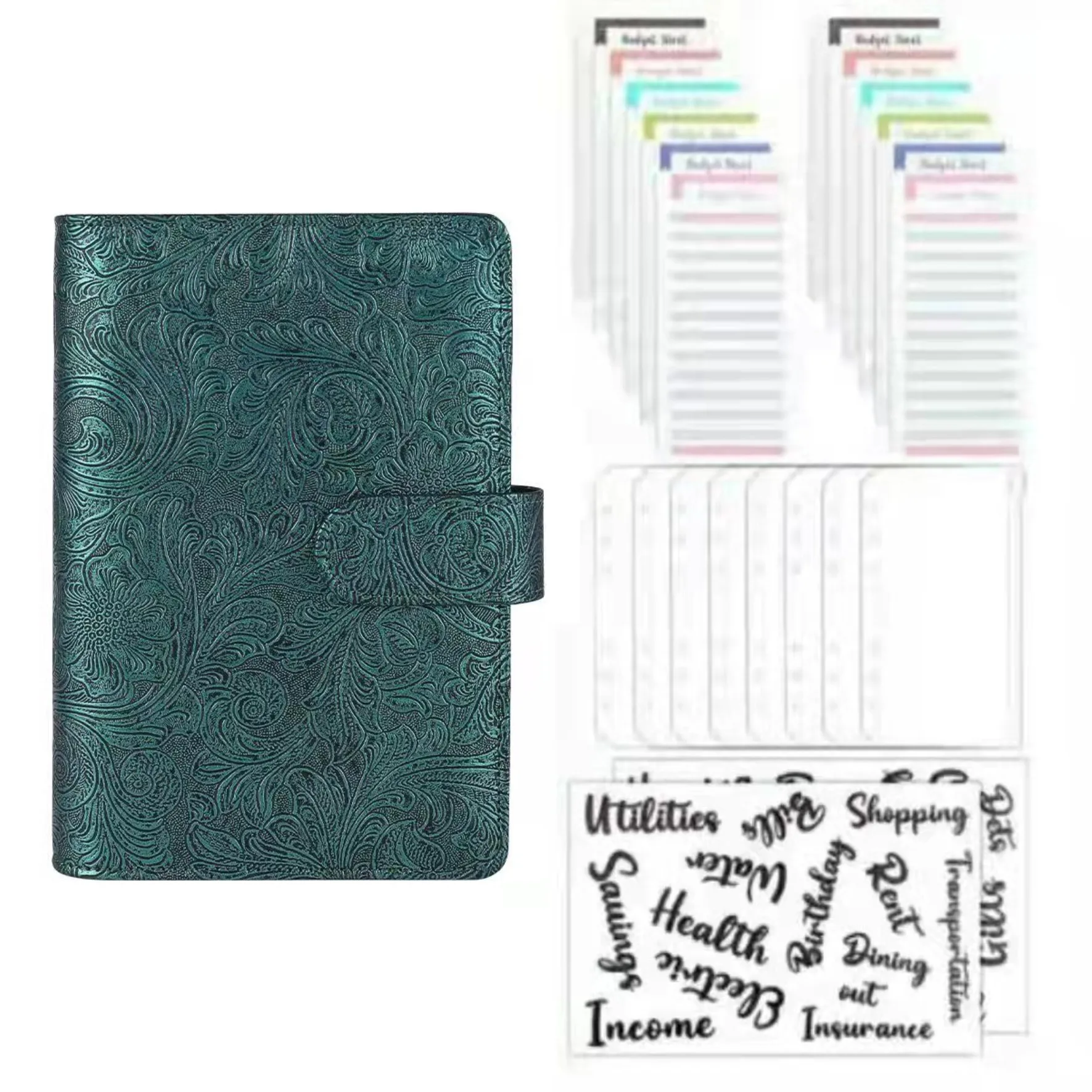 A6 Vintage Embossed PU Leather DIY Binder Notebook Cover Diary Agenda Planner Paper Cover School Stationery set
A6 Vintage Embossed PU Leather DIY Binder Notebook Cover Diary Agenda Planner Paper Cover School Stationery set
