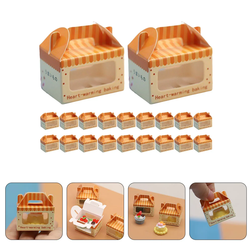 20pcs Miniature Cake Box Model House Mini Box Ornament Kids Pretend Play Toy
20pcs Miniature Cake Box Model House Mini Box Ornament Kids Pretend Play Toy