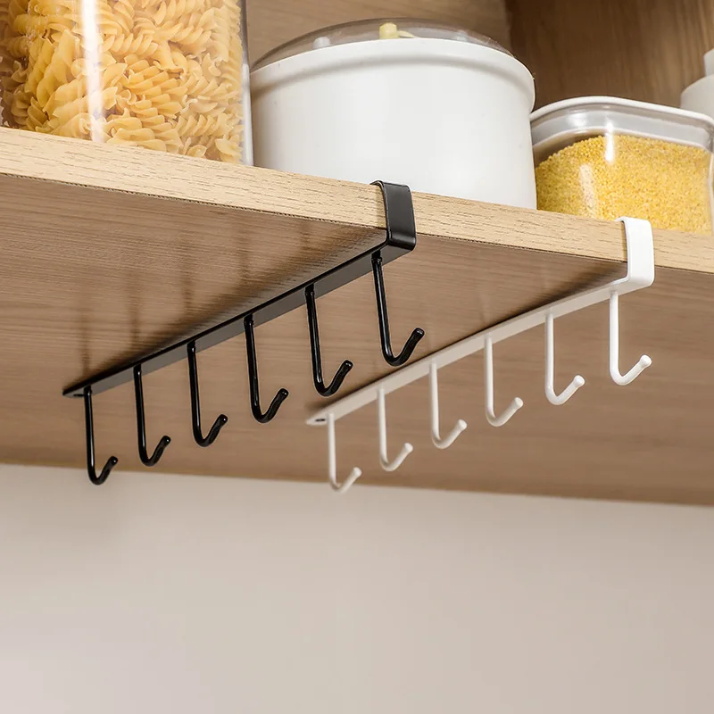 6 Hooks Storage Sorting Rack Non-marking Nail Free Hook In Kitchen Inverted Hook Cabinet Hook
6 Hooks Storage Sorting Rack Non-marking Nail Free Hook In Kitchen Inverted Hook Cabinet Hook
