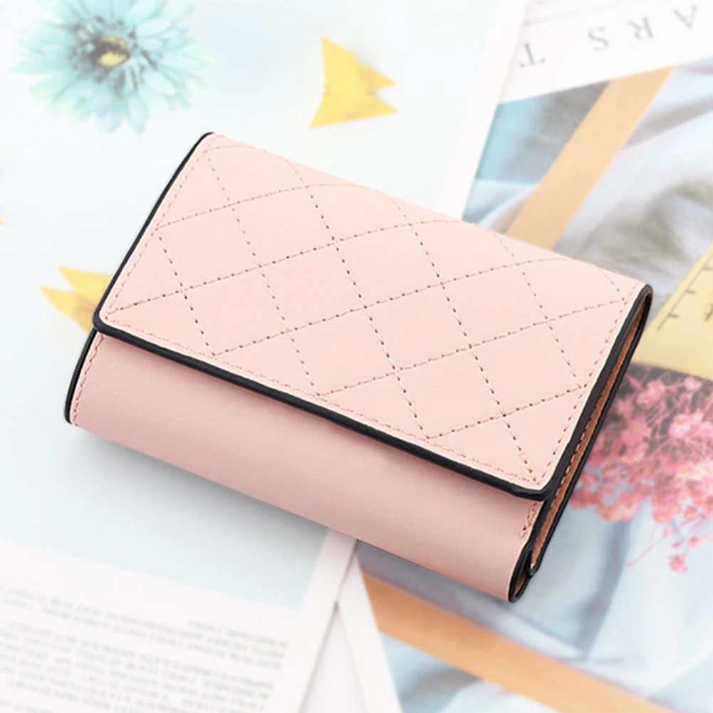 Women's Short Wallet Simple Three-fold Compact Coin Purse Niche Design With Buckle Handbags Card Holder Card Case кошелек
Women's Short Wallet Simple Three-fold Compact Coin Purse Niche Design With Buckle Handbags Card Holder Card Case кошелек
