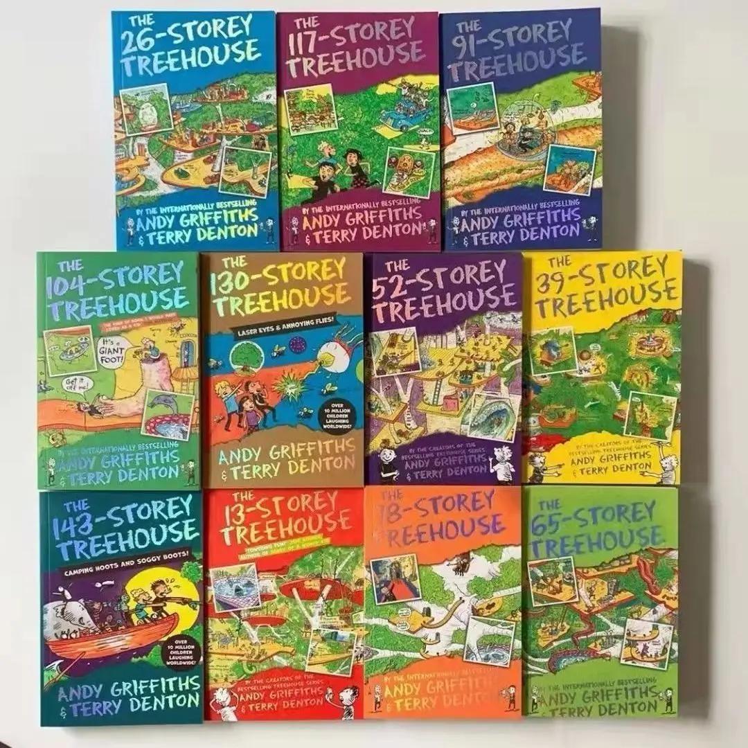 "The Adventure of the Tree House" single English early education Enlightenment English cartoon story picture book without box
"The Adventure of the Tree House" single English early education Enlightenment English cartoon story picture book without box