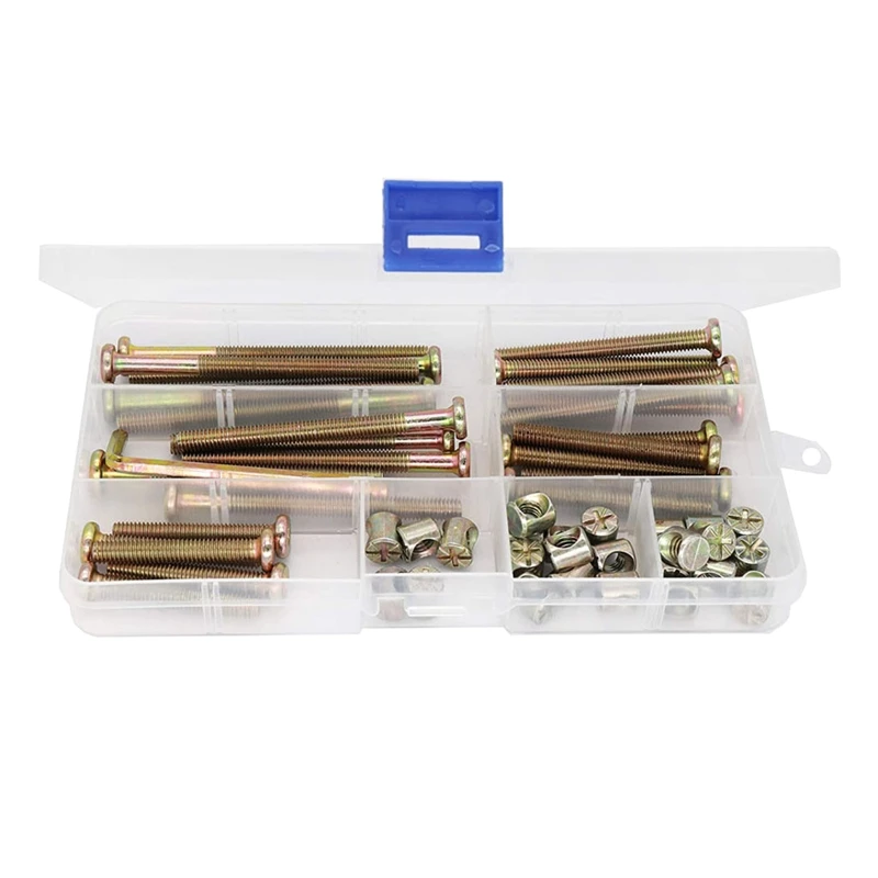 M6x40mm/ 50mm/ 60mm/ 70mm/ 80mm Hex- Drive Socket Screws Barrel Nuts Assortment Kit for Beds Headboards Chairs
M6x40mm/ 50mm/ 60mm/ 70mm/ 80mm Hex- Drive Socket Screws Barrel Nuts Assortment Kit for Beds Headboards Chairs