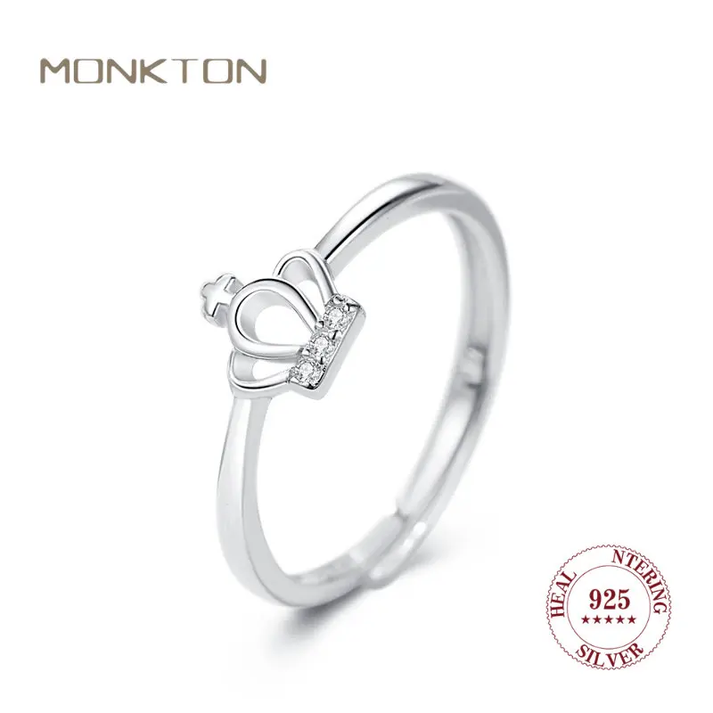 Monkton Charm 925 Sterling Silver Rings for Women Crystal Queen Crown Open Ring Party Christmas Gifts Engagement Wedding Jewelry
Monkton Charm 925 Sterling Silver Rings for Women Crystal Queen Crown Open Ring Party Christmas Gifts Engagement Wedding Jewelry