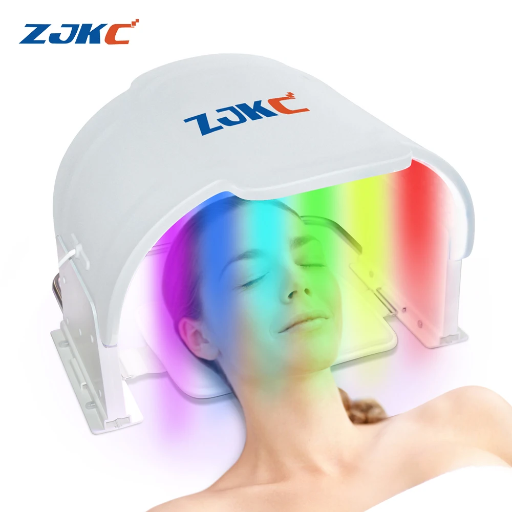 

Маска для лица ZJKC, 7 цветов, фототерапия, инструменты для ухода за кожей, красота, здоровье, спа, с красными фотоэлементами, удаление акне, против морщин