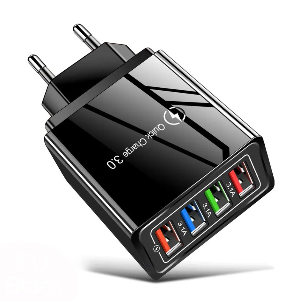 4 USB 3A Mobile Phone Charger Charging Portable Wall Mobile Charger Flame- Retardant Drop Resistance Tablet
4 USB 3A Mobile Phone Charger Charging Portable Wall Mobile Charger Flame- Retardant Drop Resistance Tablet