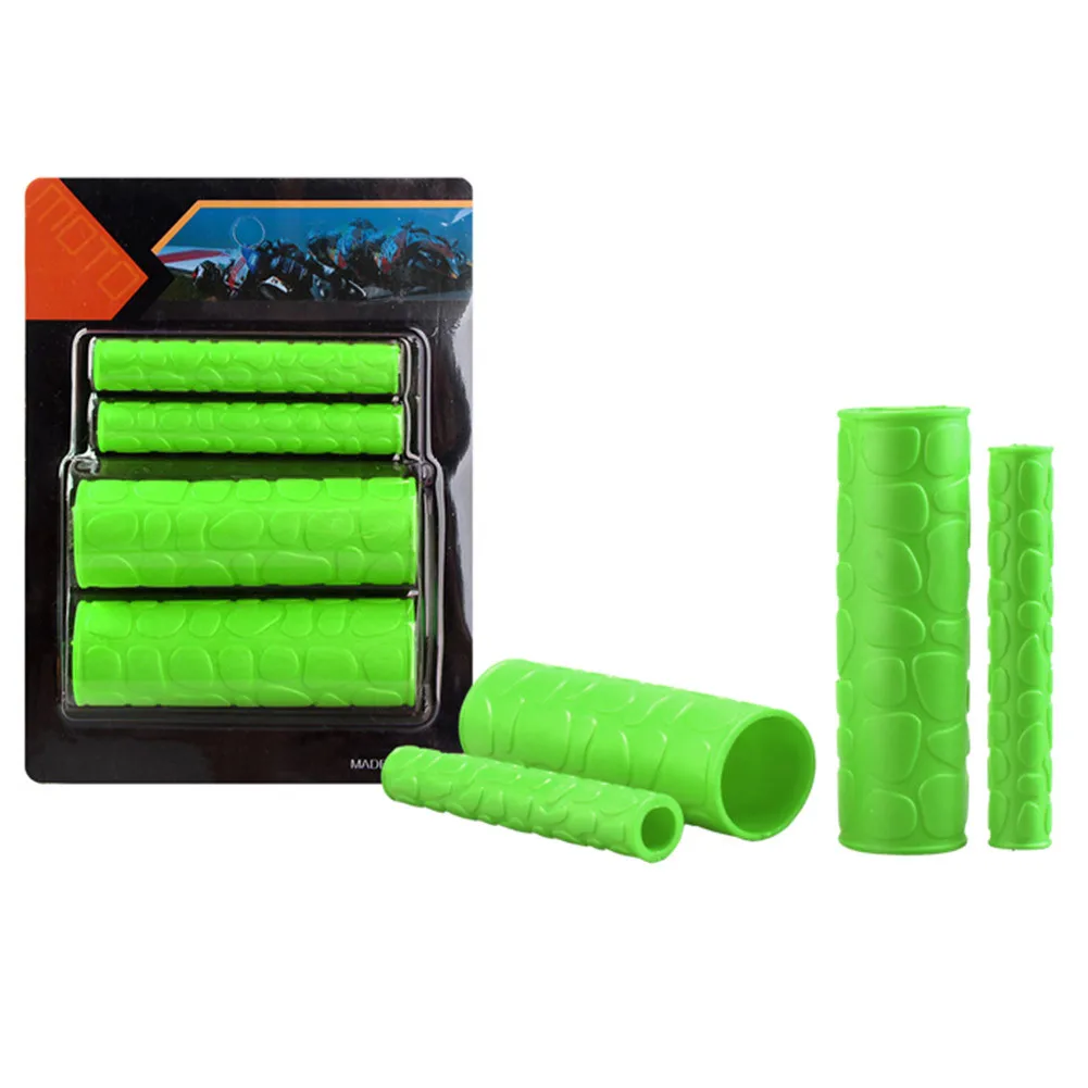 4PCS Motorcycle Handlebar Grip Brake Lever Cover Protector Soft Silicone Case 2 X Motorcycle Grips+2 XHandlebar Brake Covers
4PCS Motorcycle Handlebar Grip Brake Lever Cover Protector Soft Silicone Case 2 X Motorcycle Grips+2 XHandlebar Brake Covers