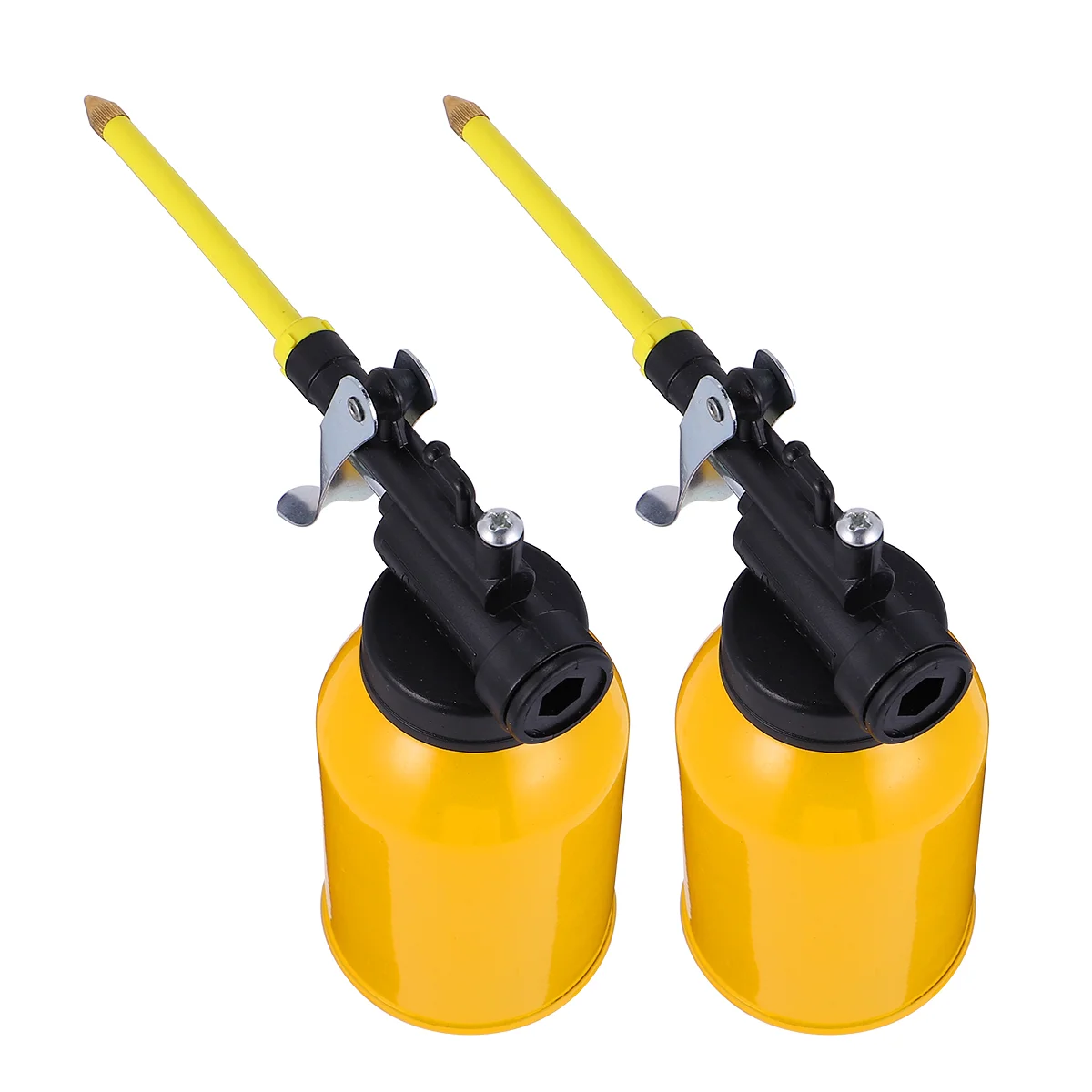 2 Pcs 250ml High Pressure Oil Can Pump Oil Can with Metal for Home (Yellow) 
2 Pcs 250ml High Pressure Oil Can Pump Oil Can with Metal for Home (Yellow)