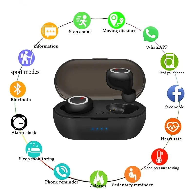 2022 New TWS Wireless Bluetooth 5.0 Headphone Touch 9D Stereo with Mic LED Sports Headphones Waterproof Headphones
2022 New TWS Wireless Bluetooth 5.0 Headphone Touch 9D Stereo with Mic LED Sports Headphones Waterproof Headphones