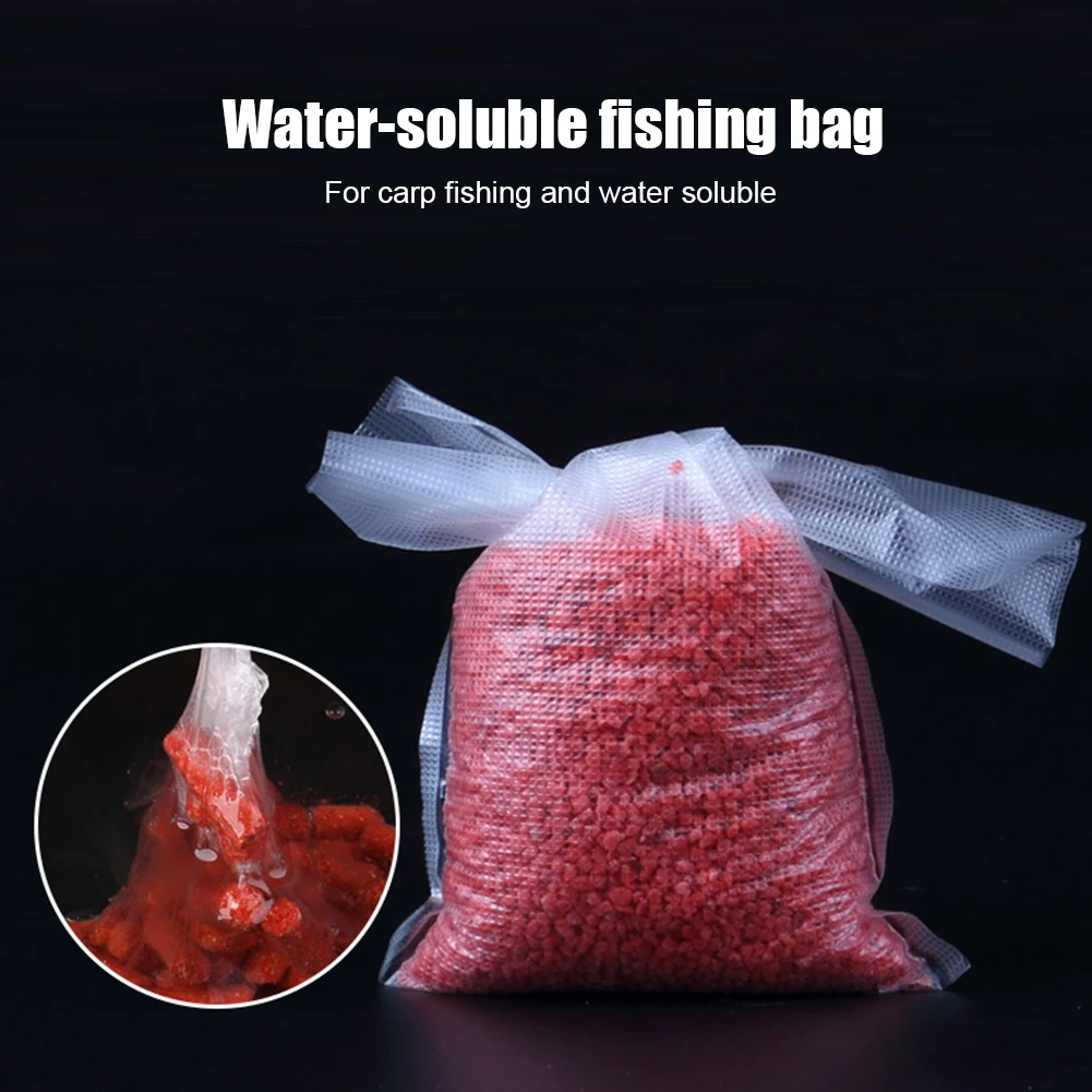 50pcs/lot PVA bait bag Fast Dissolving Fishing bag Environmental bait bag for Fishing feeder Bait carp fishing Tackle Accessorie
50pcs/lot PVA bait bag Fast Dissolving Fishing bag Environmental bait bag for Fishing feeder Bait carp fishing Tackle Accessorie