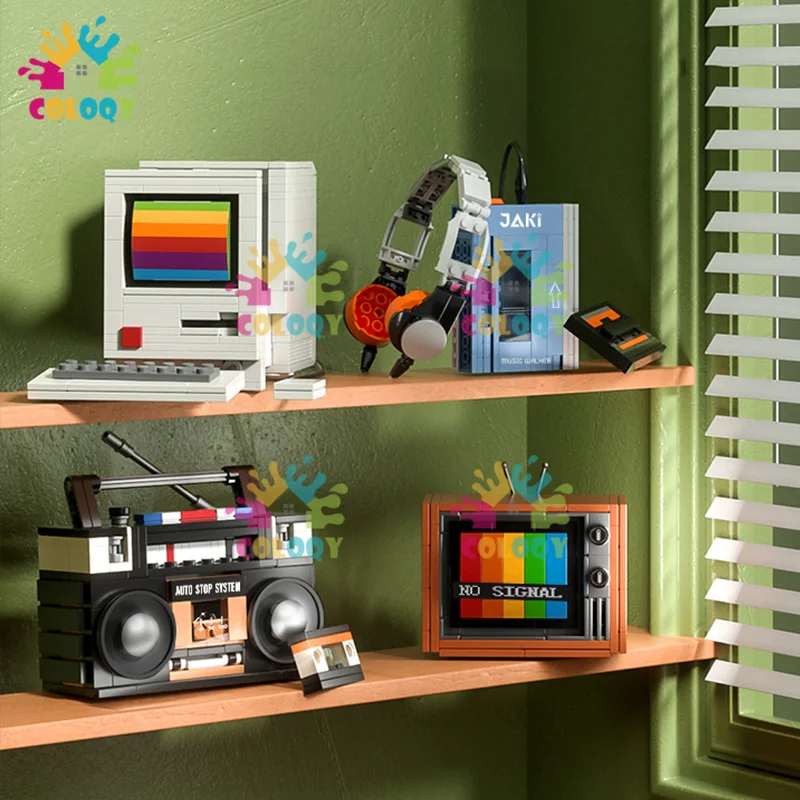 Kids Toys Retro Appliances Building Blocks Computer TV Game Console Mechanical Printer Bricks Toys For Kids Birthday Gifts
Kids Toys Retro Appliances Building Blocks Computer TV Game Console Mechanical Printer Bricks Toys For Kids Birthday Gifts