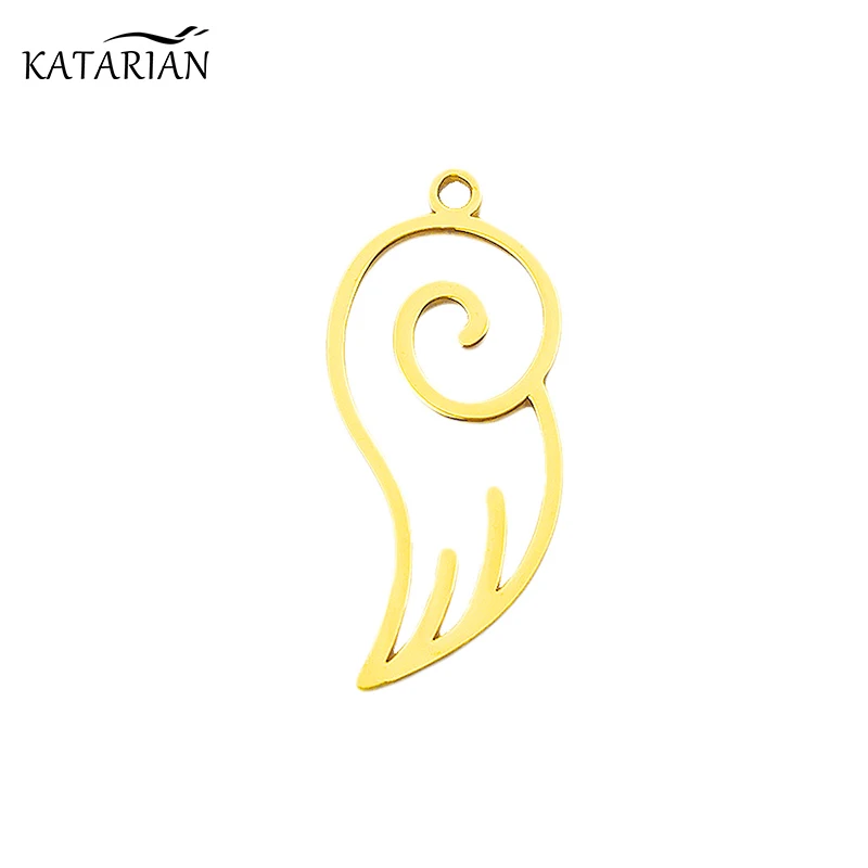 5pcs Stainless Steel Wings Pendants Charms Necklaces Bracelets DIY Jewelry Accessories 
5pcs Stainless Steel Wings Pendants Charms Necklaces Bracelets DIY Jewelry Accessories