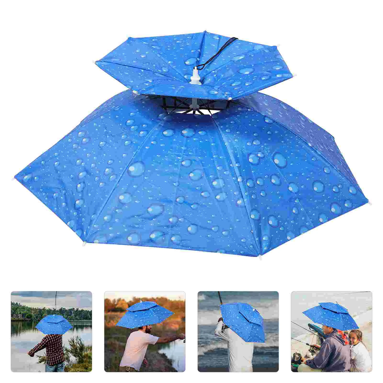 Fishing Umbrella Rainproof Cap Accessory Portable Hat Sun Protection Head Oxford Textile Foldable
Fishing Umbrella Rainproof Cap Accessory Portable Hat Sun Protection Head Oxford Textile Foldable