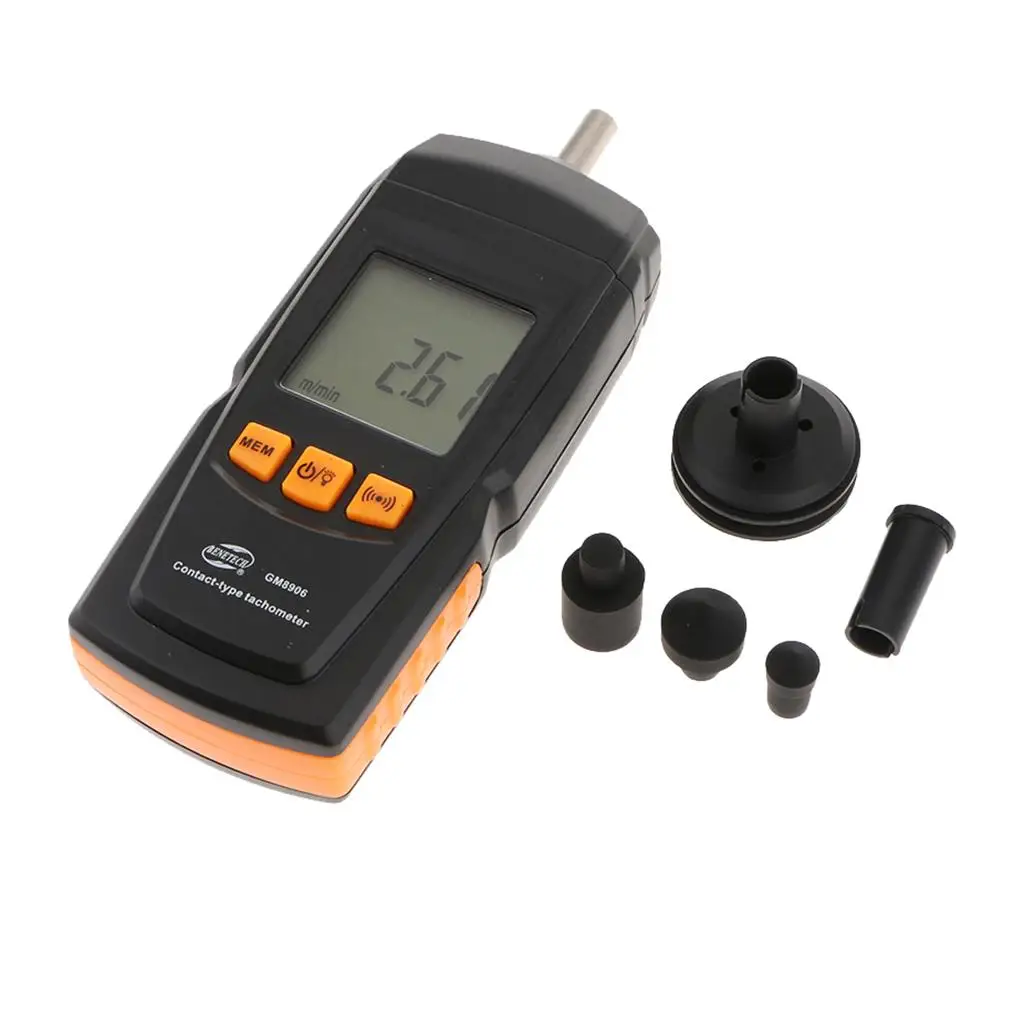 GM8906 Digital Tachometer Contact Speed Gauge Handheld Tachometer RPM Meters 
GM8906 Digital Tachometer Contact Speed Gauge Handheld Tachometer RPM Meters