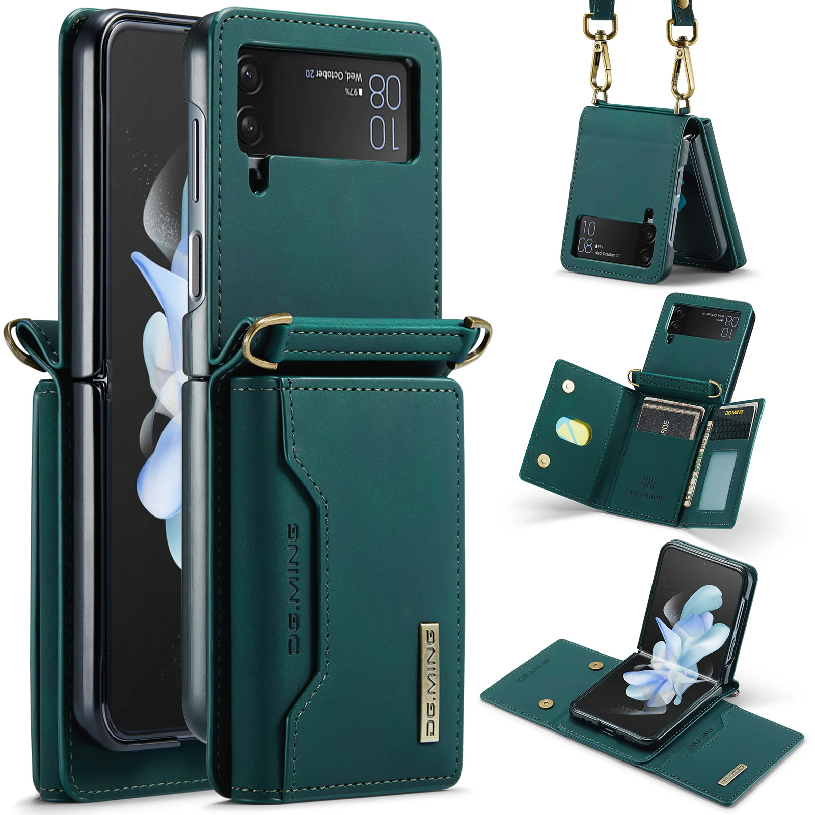 For Samsung Z Flip 4 Anti-Slip Luxury Wallet Function Case for Samsung Galaxy Z Flip 4 5G Flip4 Cell Phone Accessories Funda
For Samsung Z Flip 4 Anti-Slip Luxury Wallet Function Case for Samsung Galaxy Z Flip 4 5G Flip4 Cell Phone Accessories Funda
