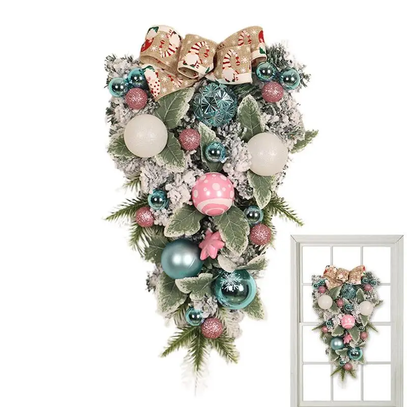 Teardrop Swag Christmas PVC Christmas Swag For Decorating Outdoor Christmas Wreath Pendant For Holiday Wall Front Door Hanging
Teardrop Swag Christmas PVC Christmas Swag For Decorating Outdoor Christmas Wreath Pendant For Holiday Wall Front Door Hanging