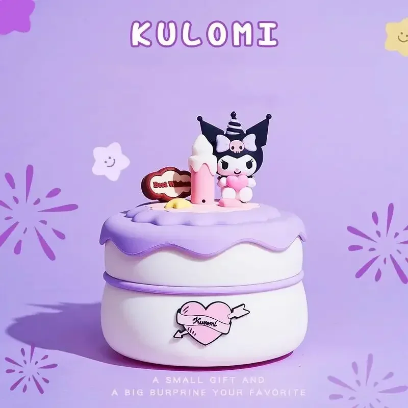 Sanrio Kuromi ночник милый мультфильм Cinnamoroll 3-цветный сенсорный переключатель