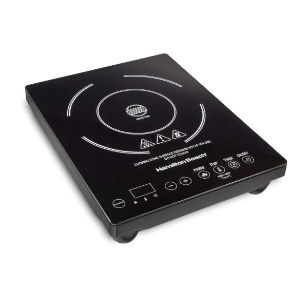 Single Induction Cooktop, 1800 watt, Heats 40% faster, Versatile Pan Size (4"-10"), Black, 34104
Single Induction Cooktop, 1800 watt, Heats 40% faster, Versatile Pan Size (4"-10"), Black, 34104