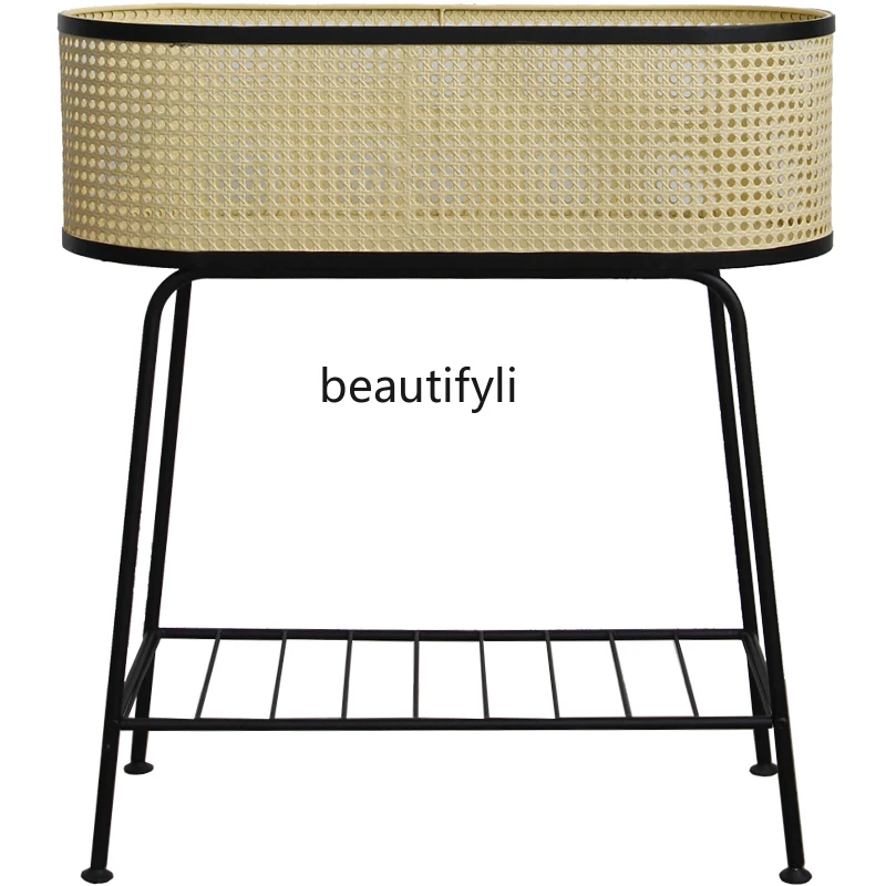 zq Modern Flower Stand Living Room Woven Floor Indoor Iron Balcony Japanese Flower Pot Storage Rack
zq Modern Flower Stand Living Room Woven Floor Indoor Iron Balcony Japanese Flower Pot Storage Rack