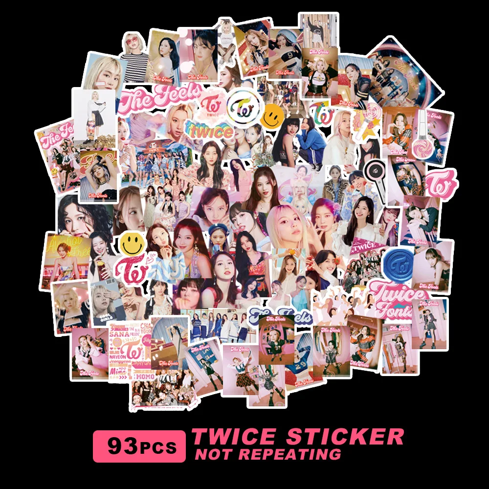 93Pcs/Set Kpop Twice Stickers New Team Stickers For Refrigerator Car Helmet DIY Gift Guitar Decal Gift Fans Collection Wholesale
93Pcs/Set Kpop Twice Stickers New Team Stickers For Refrigerator Car Helmet DIY Gift Guitar Decal Gift Fans Collection Wholesale
