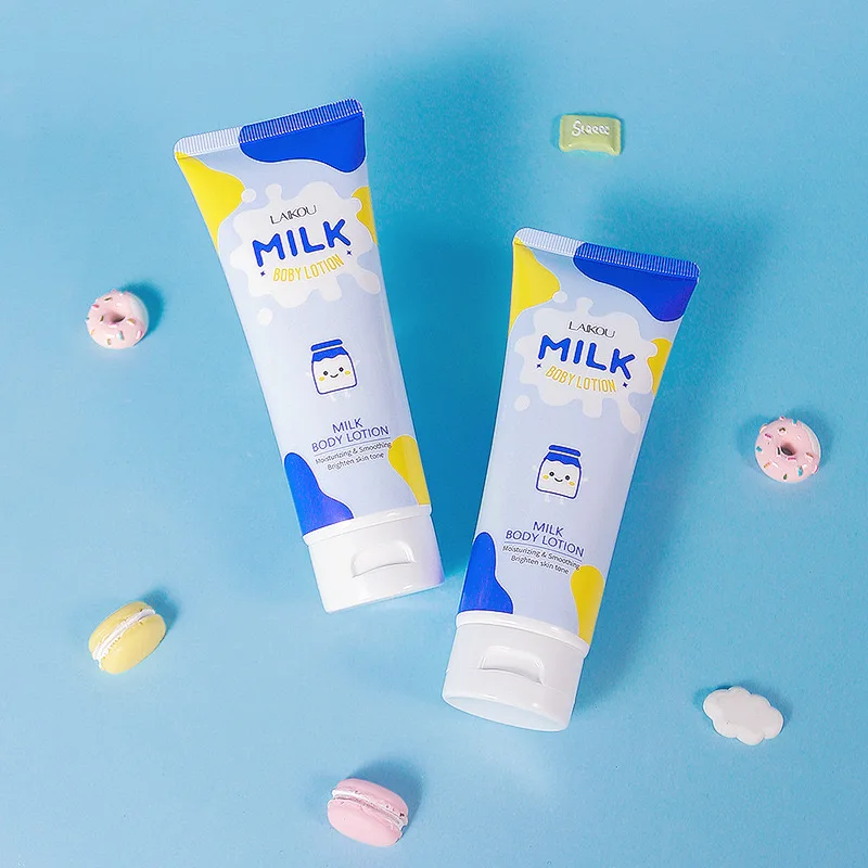 LAIKOU Milk Body Lotion Moisturizing Smoothing Whitening Brighten Skin Shea Butter VE Repairing Improve Dry Skin Body Care 120g
LAIKOU Milk Body Lotion Moisturizing Smoothing Whitening Brighten Skin Shea Butter VE Repairing Improve Dry Skin Body Care 120g