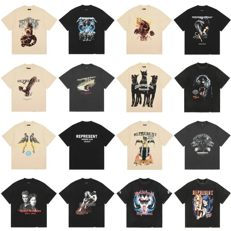 Doberman short sleeve men's fashion couple Retro High Street loose T-shirt American style niche fashion brand
Doberman short sleeve men's fashion couple Retro High Street loose T-shirt American style niche fashion brand