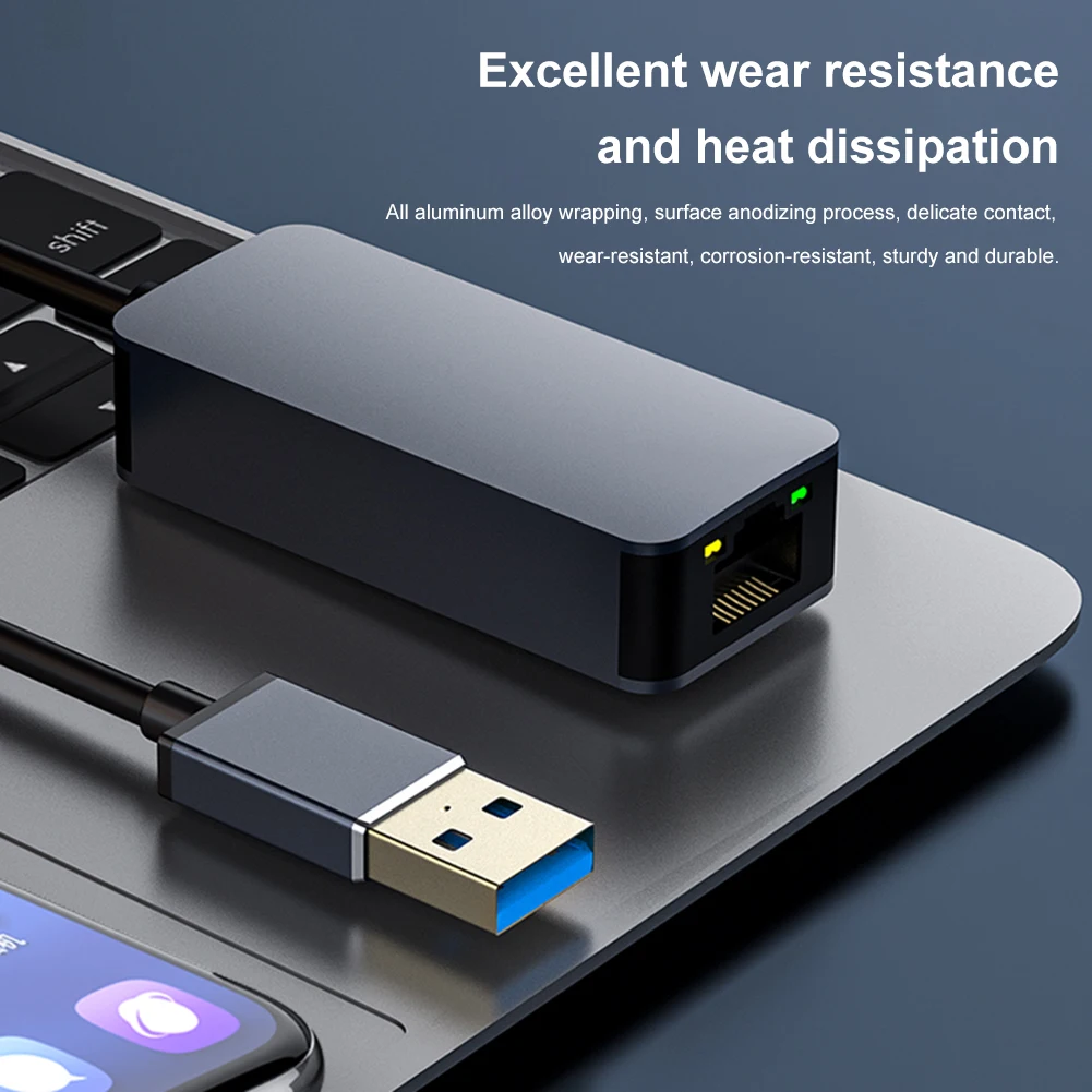 USB3.0/Type-C To RJ45 Converter 2500Mbps High Speed USB To Ethernet Adapter Plug and Play for MacBook Pro2016/2017/2018/2019
USB3.0/Type-C To RJ45 Converter 2500Mbps High Speed USB To Ethernet Adapter Plug and Play for MacBook Pro2016/2017/2018/2019
